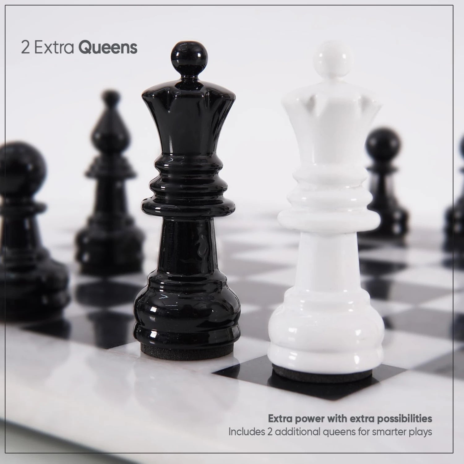 marble chess pieces