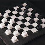 marble onyx checker set