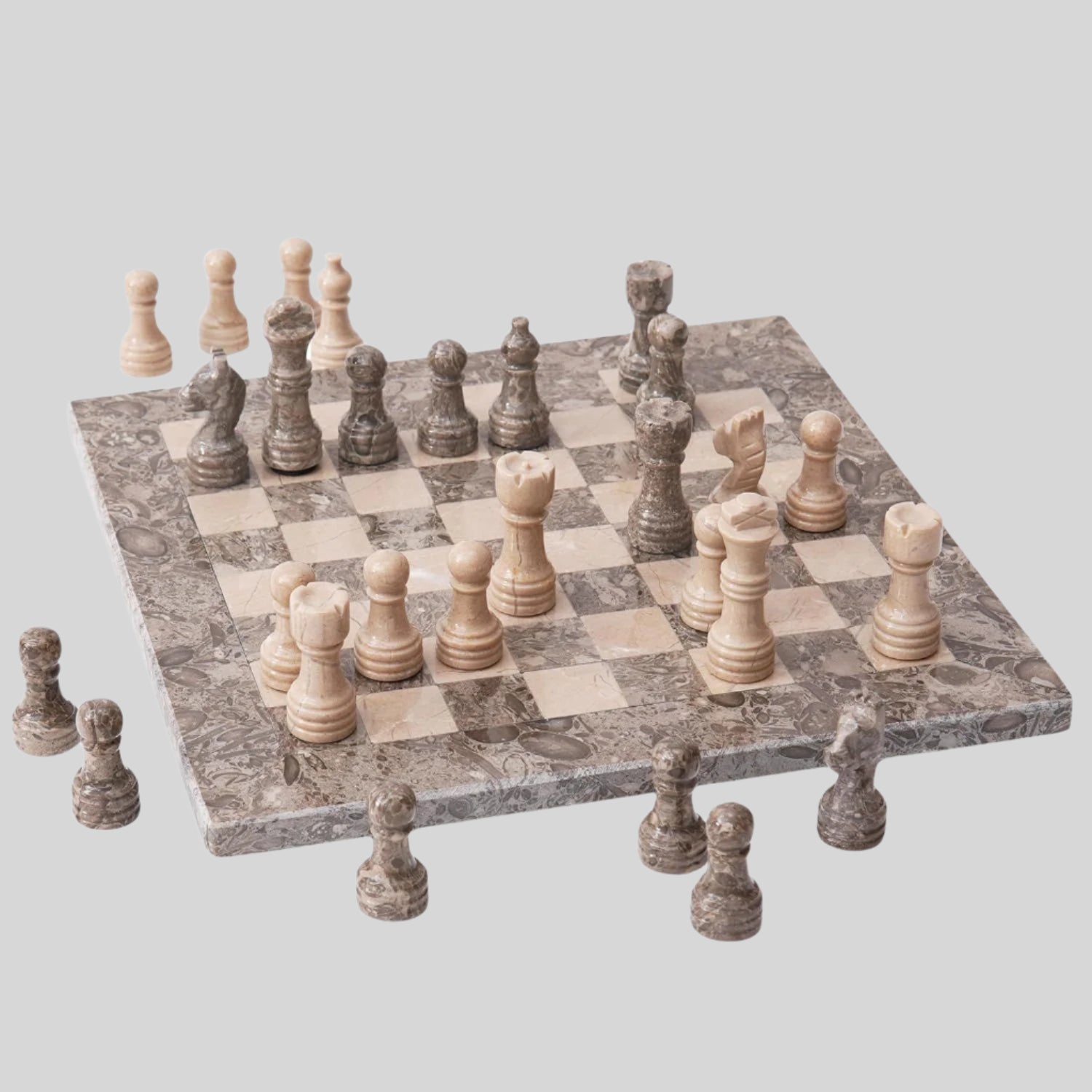 12 inch marble chess set