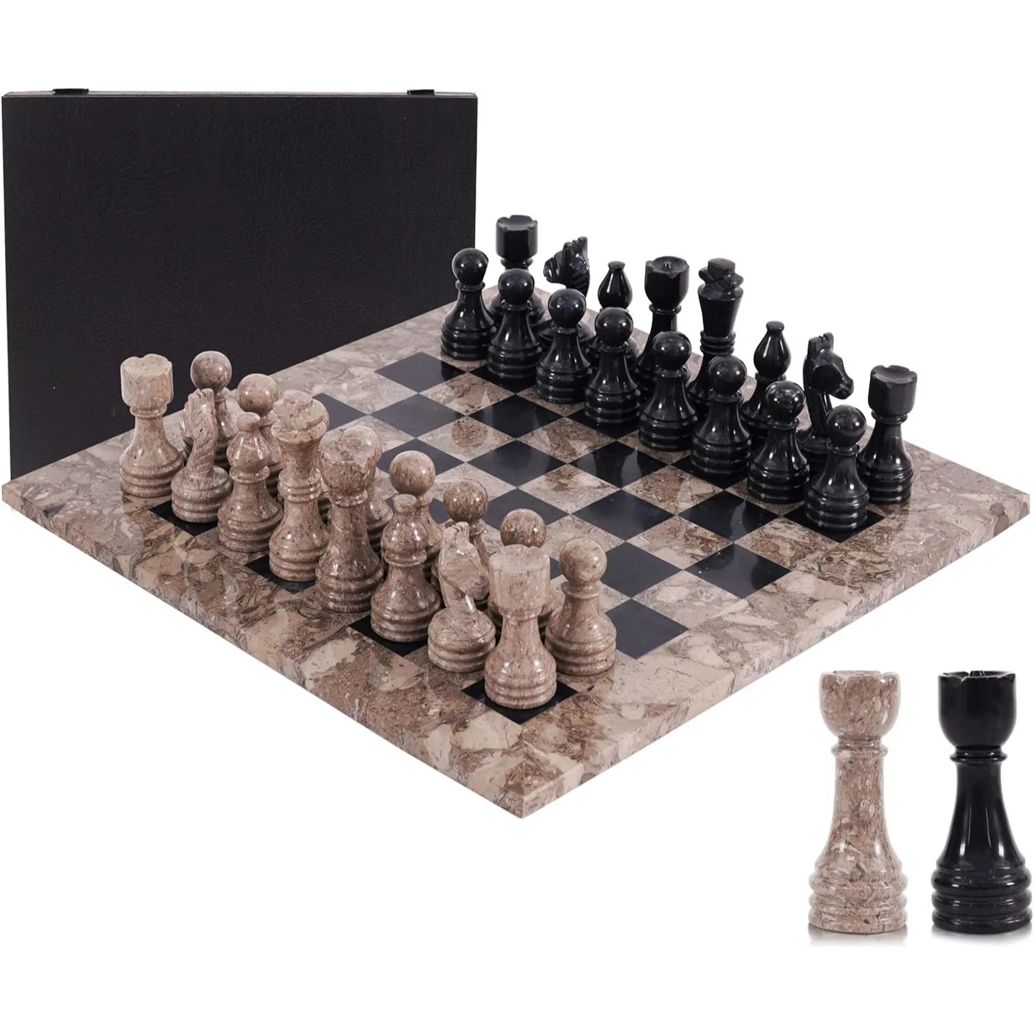 oceanic and black chess set