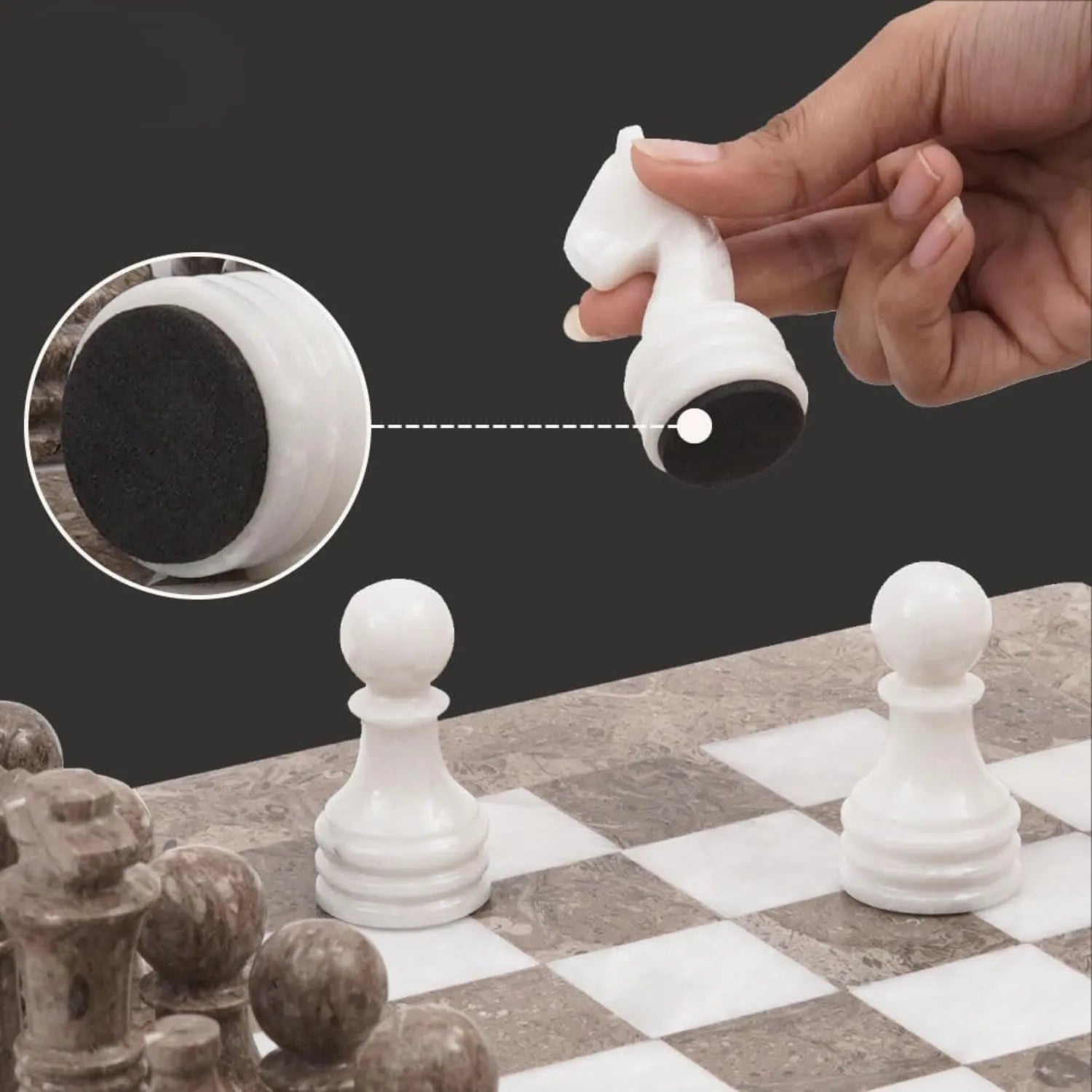 onyx marble chess set