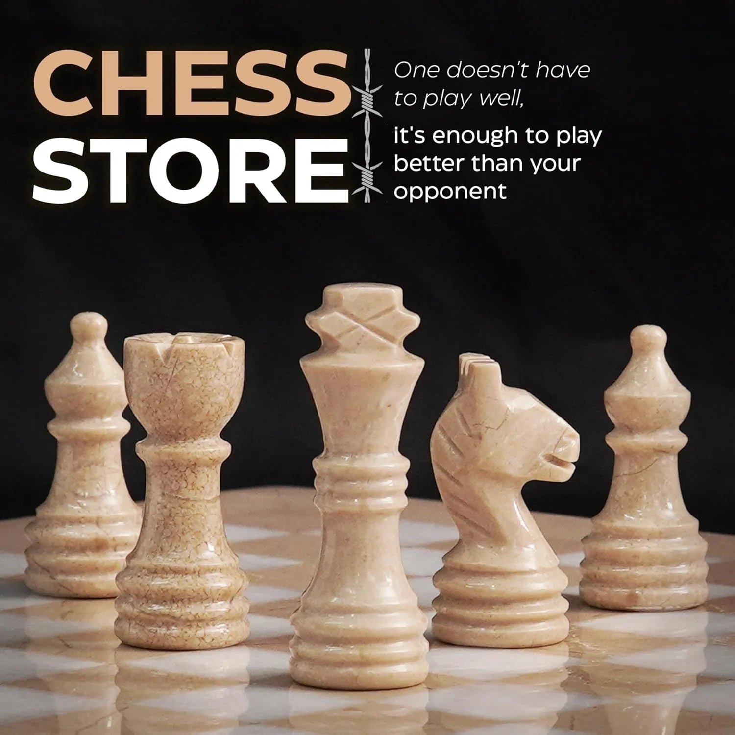 Premium Handcrafted Marble Chess Set