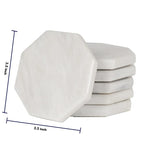 plate white coaster star