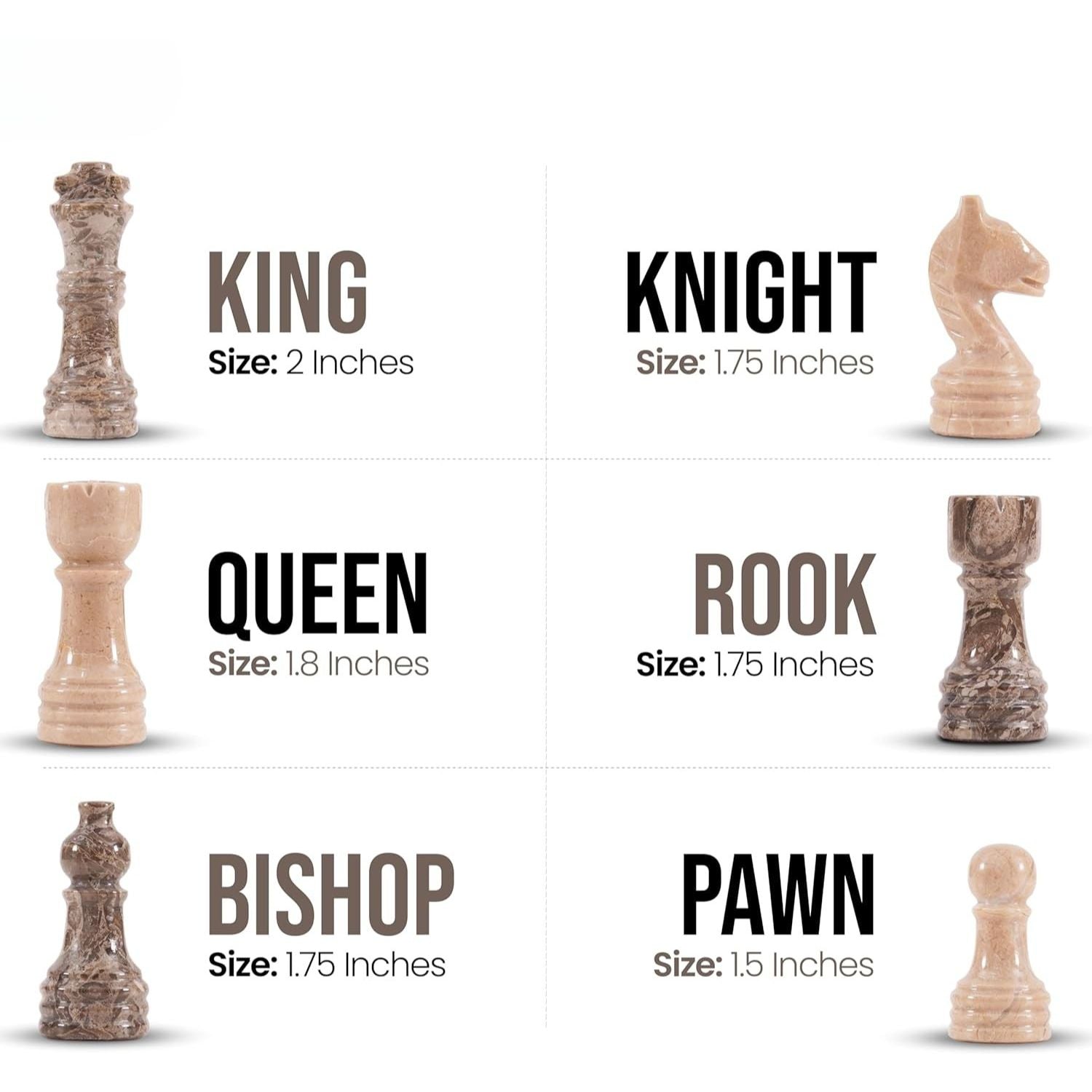 Marble Chess Board and Pieces