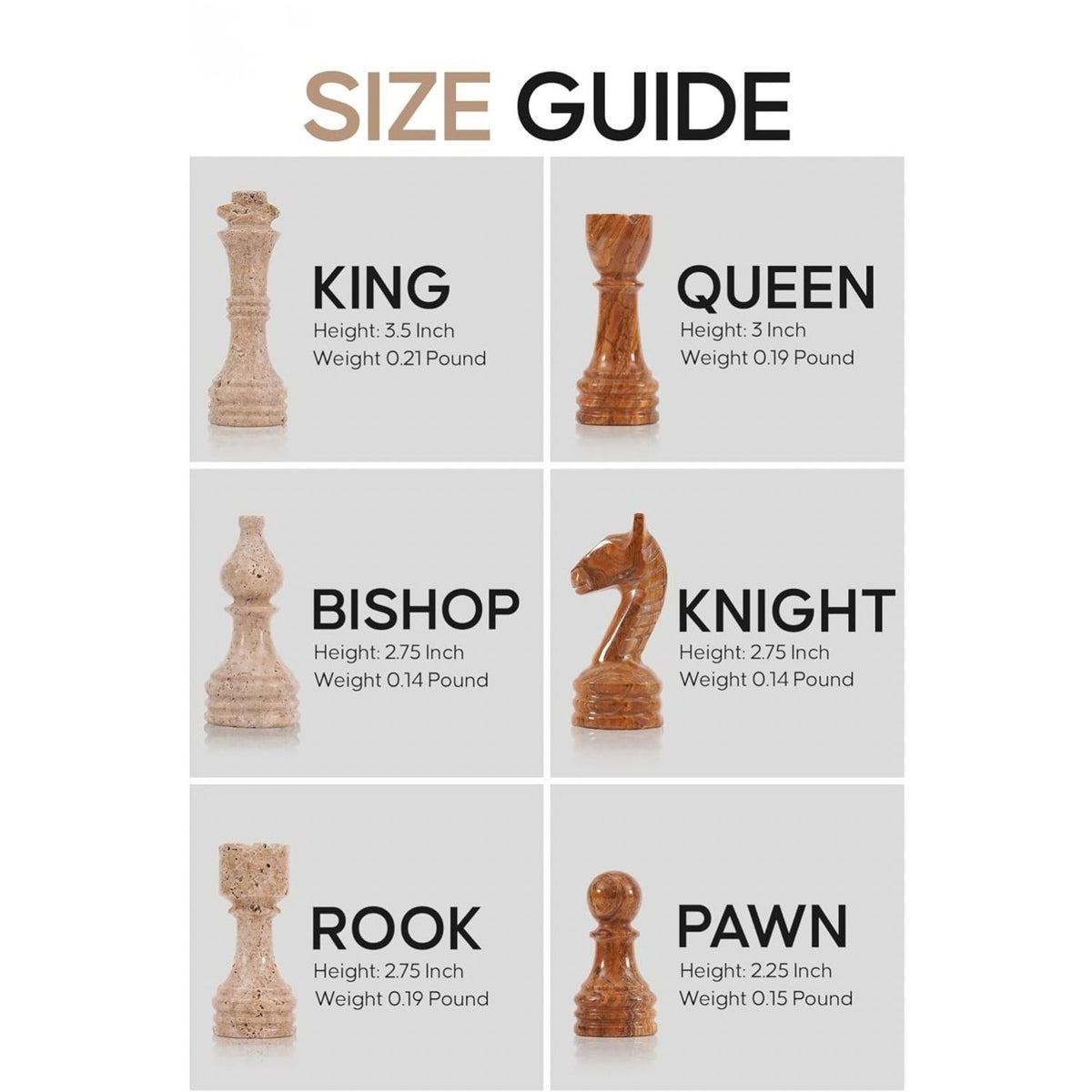 15 inch chess pieces