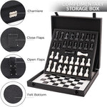 white and black storage box