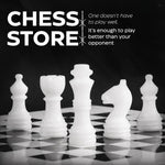 white chess pieces