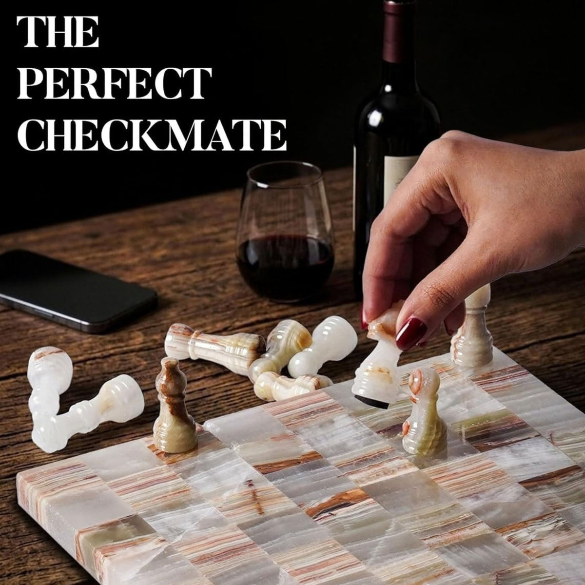 white green chess pieces