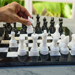 chess set marble