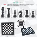 chess board and chess pieces