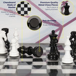 black and white chess set
