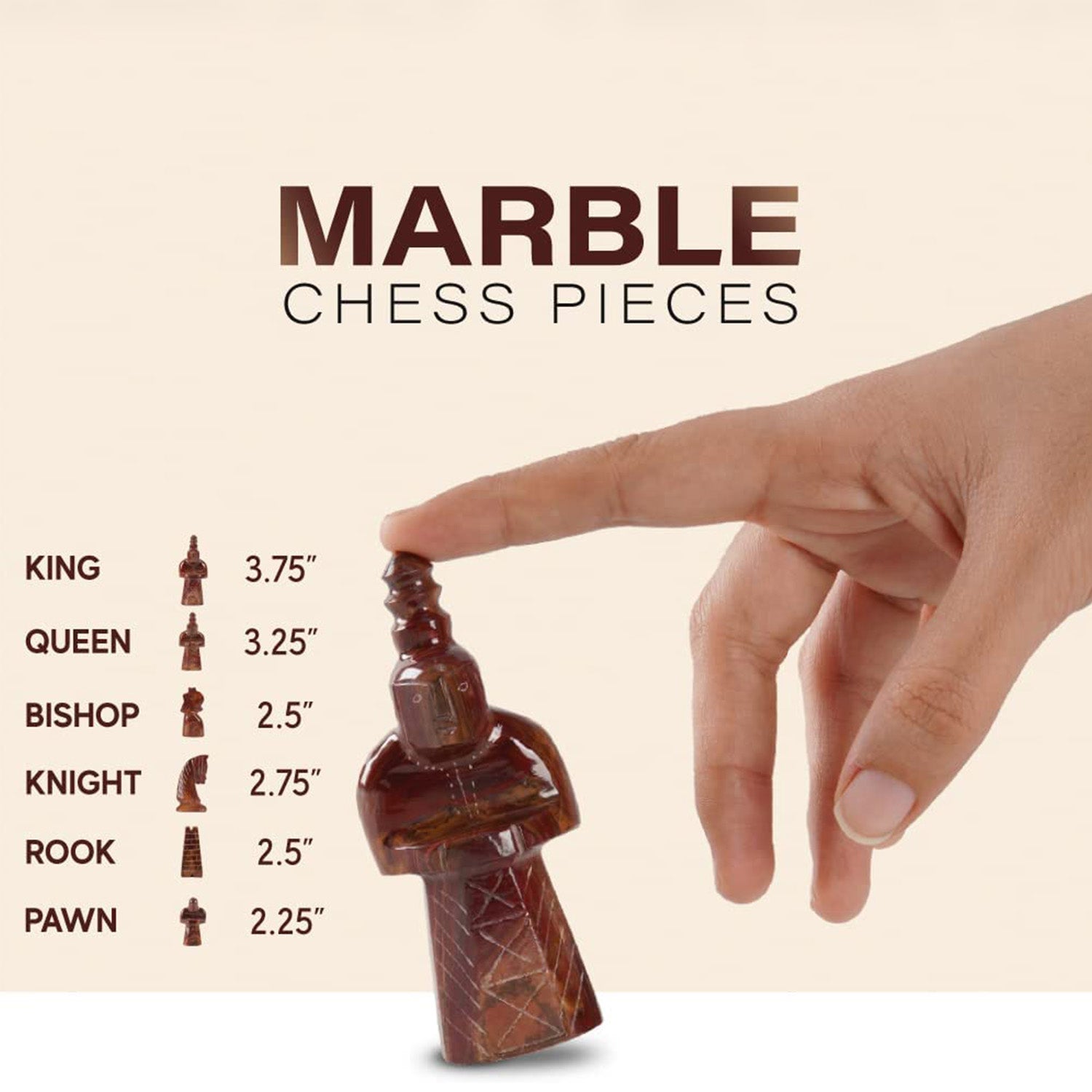 marble chess pieces