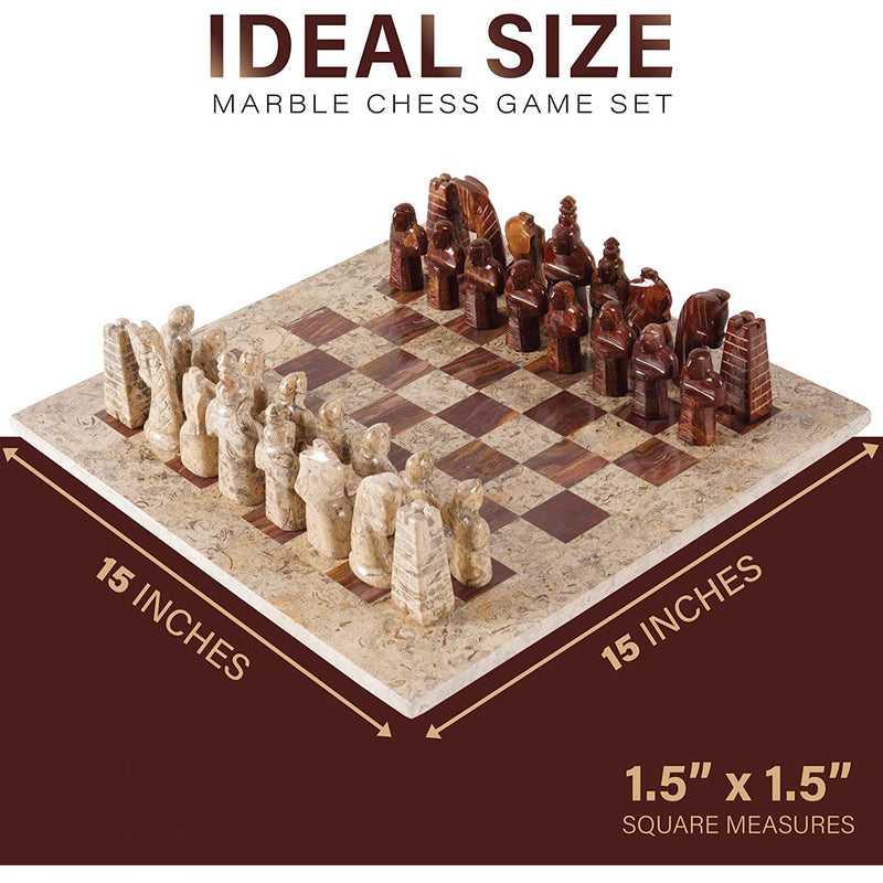 15 inches chess set