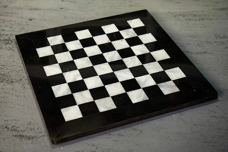 black and white chess board