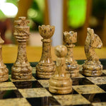 marble chess figures