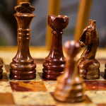 marble chess pieces