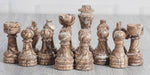 Black and Marinara chess pieces