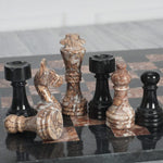 Black and Marinara chess pieces