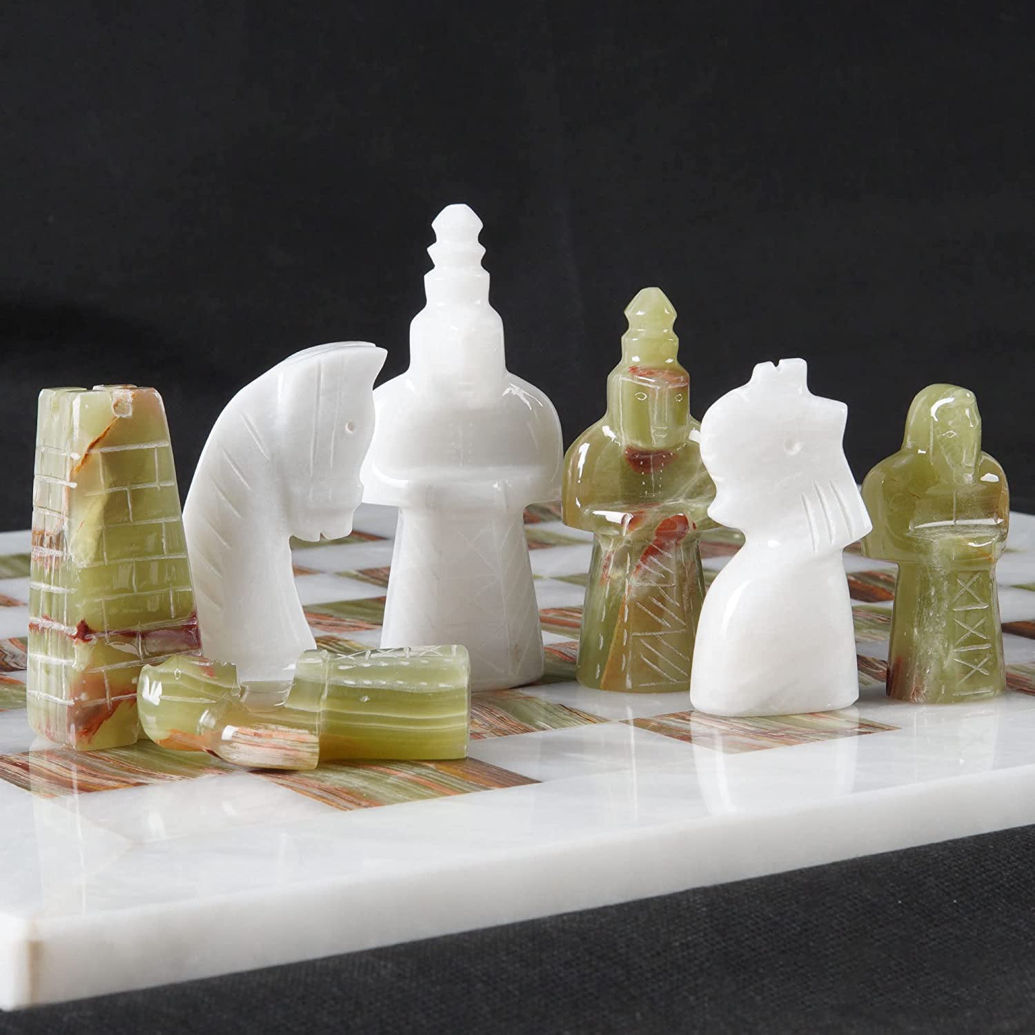 Premium onyx marble chess