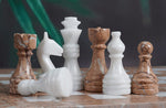 White & Marinara chess pieces