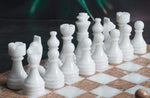 White and Marinara chess figures